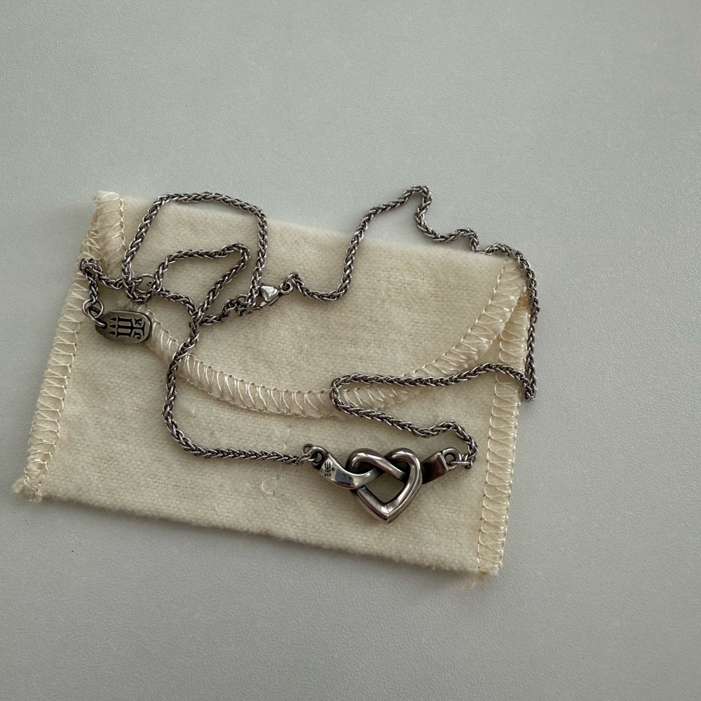 James Avery Heart Knot Necklace